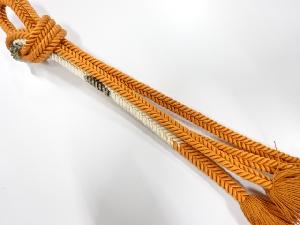 正絹　撚り房　手組帯締め